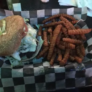 Mushroom Swiss Burger