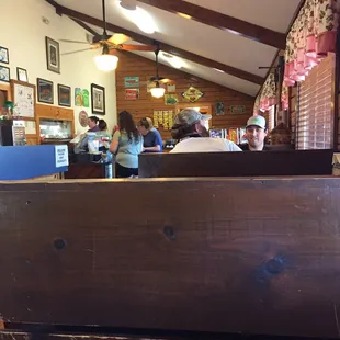 Inside (Log Cabin BBQ: Albemarle, NC)