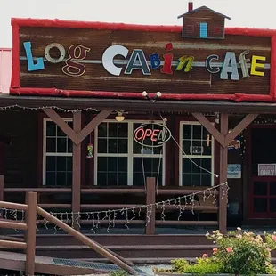 the front of the building