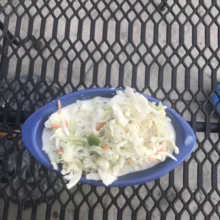 Coleslaw was amazing!