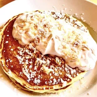 Roasted Coconut Pancakes