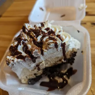 Peanut butter pie was awesome!