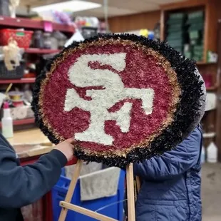 Beautiful tribute to a SF 49ers fan