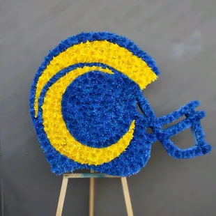 Beautiful tribute to a LA Rams fan