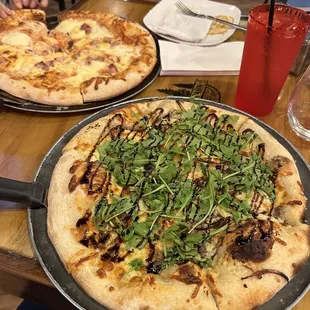 Forager pizza and Build Your Own Pizza