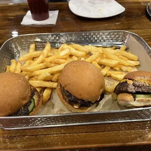Sliders (boss sauce not actually spicy)