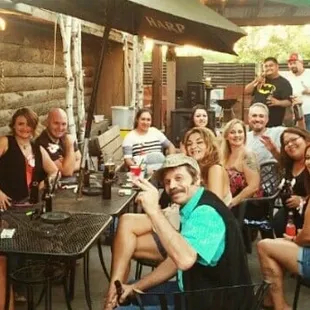 This is what its like at the Log Cabin