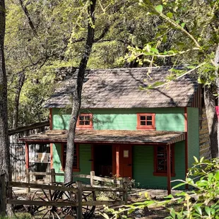 Log cabin village