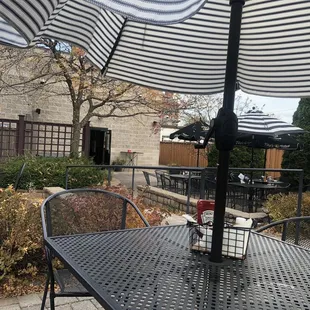 Outside