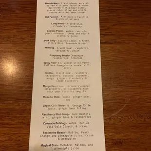 Cocktails