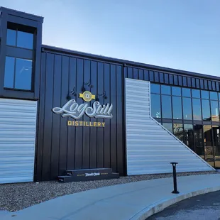 the front of the building