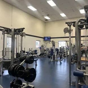 Weight training room