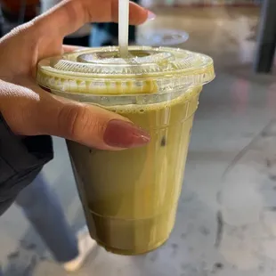 "matcha latte"