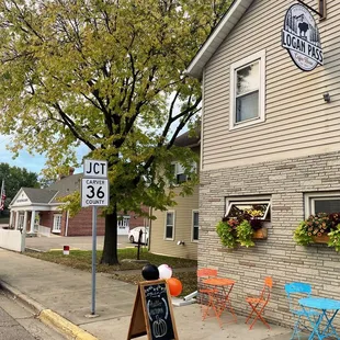 the outside of the building