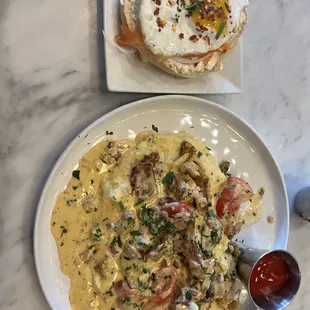 Crab grits &amp; cheese