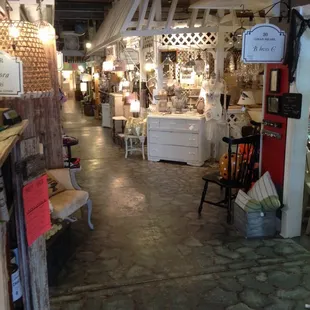 Shop after shop after shop. Over 40 under one roof.