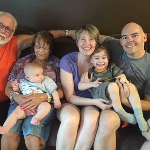 Logan Bravard, Real Estate Agent Is Very Proud of His Family! This is Logan's Mother, Father, Pretty Wife, and Logan's Two Handsome Sons!