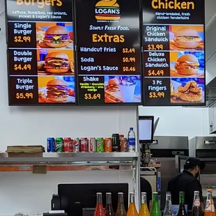 Basic fast food takeout.