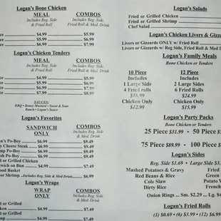 Menu main