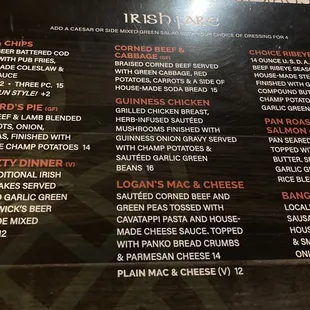 Main menu