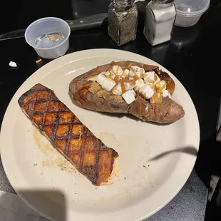 Grilled salmon