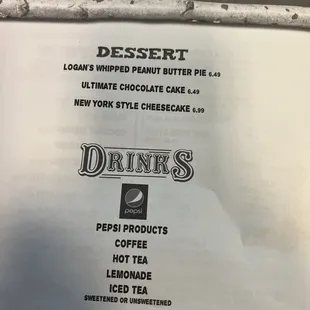 Menu from my visit of 23 February 2023.  Prices are ridiculous!  Food is just good.  Salad Bar is good if you like shredded lettuce.