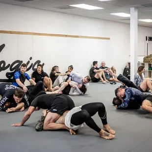 Open Mat at Logic Bjj in Land Park, CA. Jiu Jitsu Classes Brazilian Jiu Jitsu (BJJ) Self-Defense Training Martial Arts Training Kids