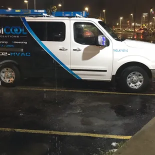 Our fully stocked vans are ready to serve you 24/7/365 rain or shine.