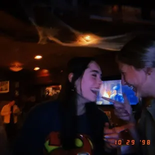 two women having a conversation