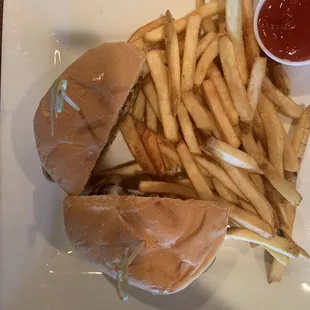 Swiss, and mushroom Berger