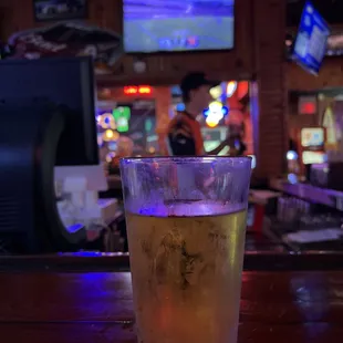 A cold beer and the Packers winning on a beautiful Sunday afternoon.