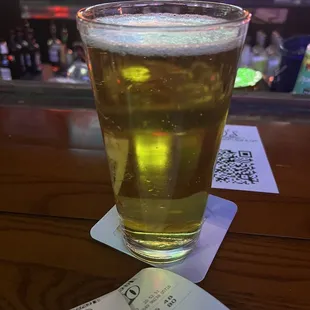 Cold, cold beer sold here.