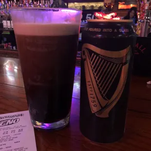 After show Guinness and a cold glass. Less than $4.00. Perfect.