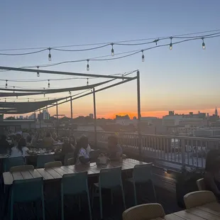 front row view of the sunset!