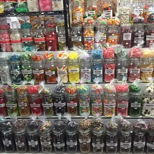 a display of candy