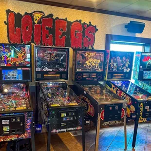 Pinball machines!