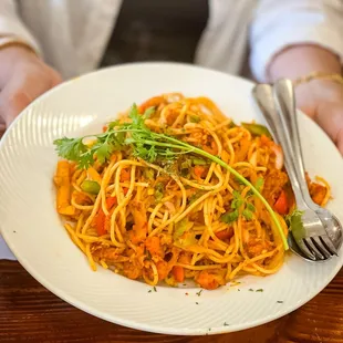 Wild-style pasta