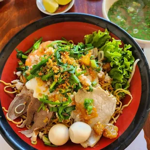 Big portion of the combination bowl. Recommended!
