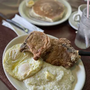 Reggie's Jackson Pork Chops (biscuits not pictured)