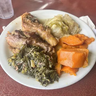 Smothered Chicken Dinner