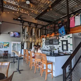 the interior of the restaurant