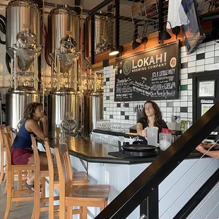the interior of the restaurant