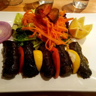 Salmon in Vine Leaves