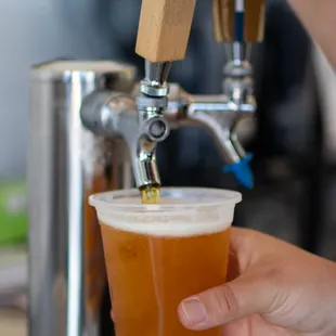 Beer on tap