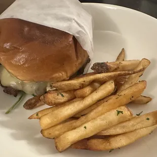 Mushroom Swiss Burger