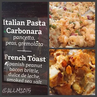 Italian Pasta Carbonara &amp; French Toast at the International Bacon Day Brunch held at Coppertail Brewing Co (09.05.2015)