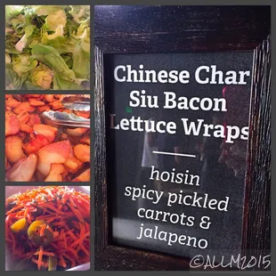 Chinese Char Siu Bacon Lettuce Wraps at International Bacon Day Brunch held at Coppertail Brewing Co (9.5.2015)