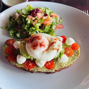 a plate of food on a table