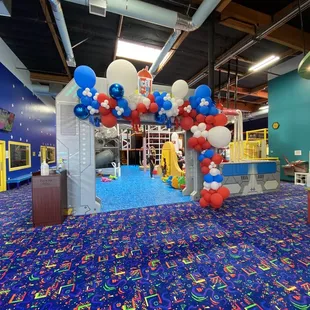 the children's play area