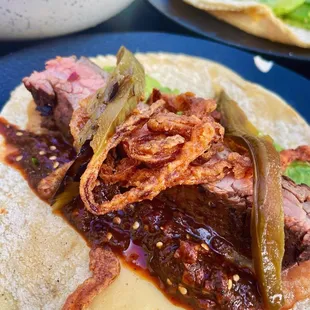 Steak taco